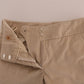 Chic Beige Bootcut Flared Pants - SEHABRANDS