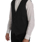 Dolce & Gabbana Elegant Gray Waistcoat Vest