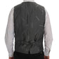 Dolce & Gabbana Sleek Gray Single-Breasted Waistcoat Vest