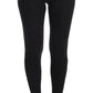 Dolce & Gabbana Elegant High-Waist Wool Tights Pants in Dark Gray