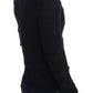 Elegant Black Merino Wool Cardigan - SEHABRANDS