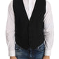 Dolce & Gabbana Elegant Slim Fit Formal Vest in Black