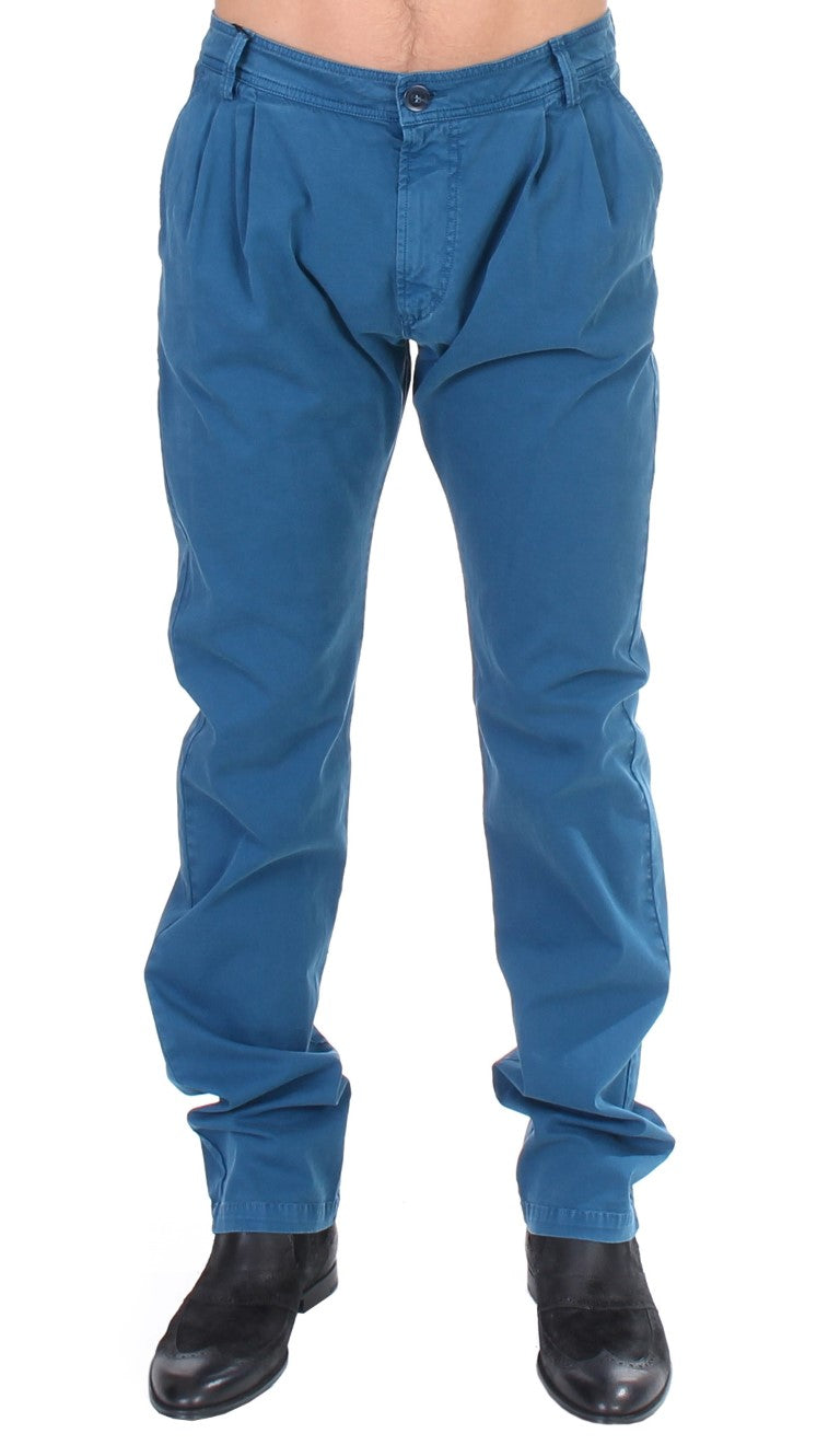 Elegant Straight Fit Cotton Chinos - SEHABRANDS