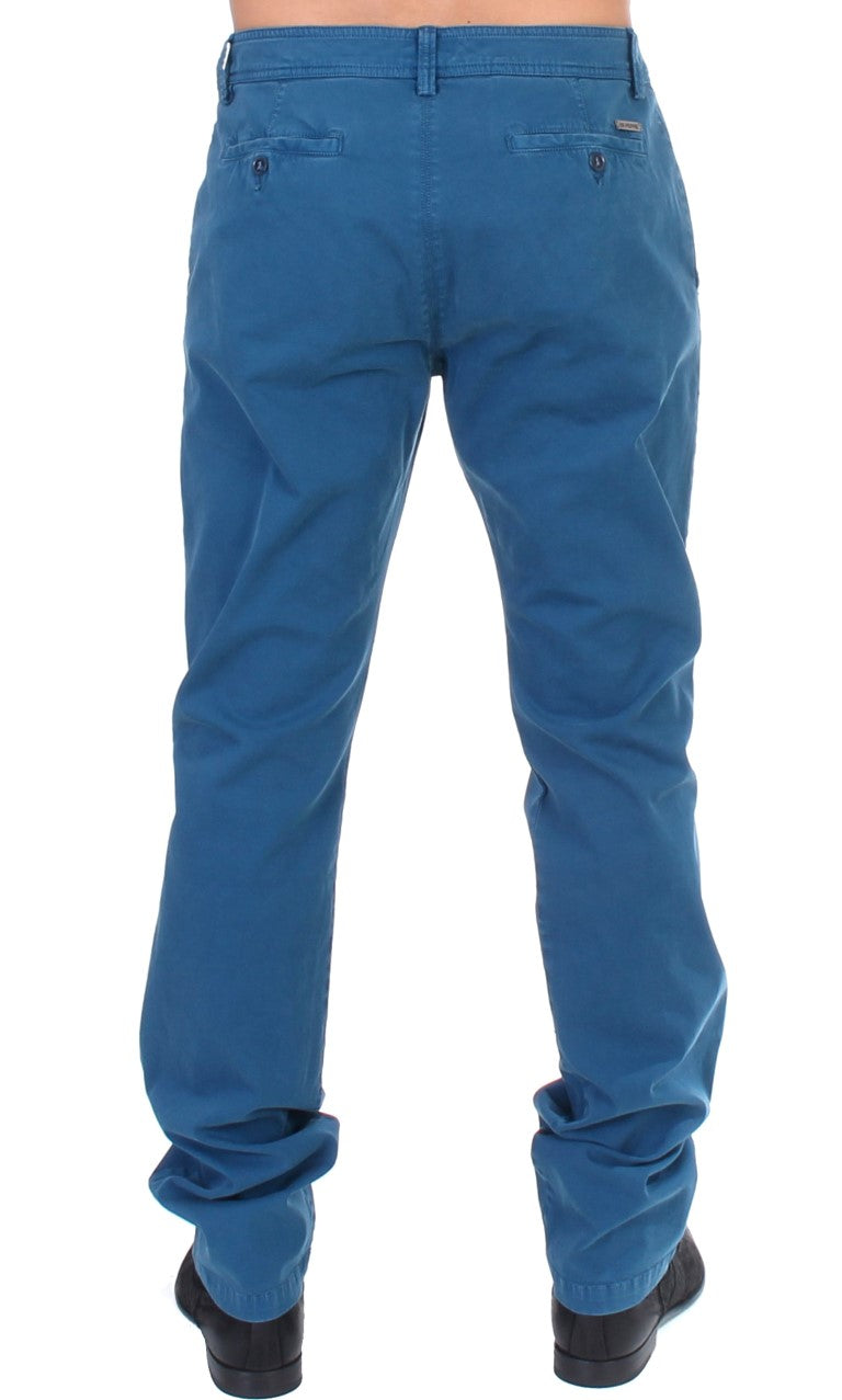 Elegant Straight Fit Cotton Chinos - SEHABRANDS