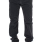 Elegant Black Cotton Corduroy Pants - SEHABRANDS