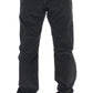 Elegant Black Cotton Corduroy Pants - SEHABRANDS