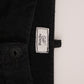 Elegant Black Cotton Corduroy Pants - SEHABRANDS