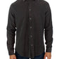 Chic Green Cotton Casual Men's Shirt - SEHABRANDS