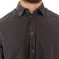 Chic Green Cotton Casual Men's Shirt - SEHABRANDS