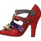 Dolce & Gabbana Red Bellucci Alta Moda Embellished Pumps