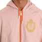 Elegant Pink Cotton Sweatsuit Luxury Comfort - SEHABRANDS