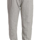 Elegant Gray Hooded Sweatsuit Ensemble - SEHABRANDS