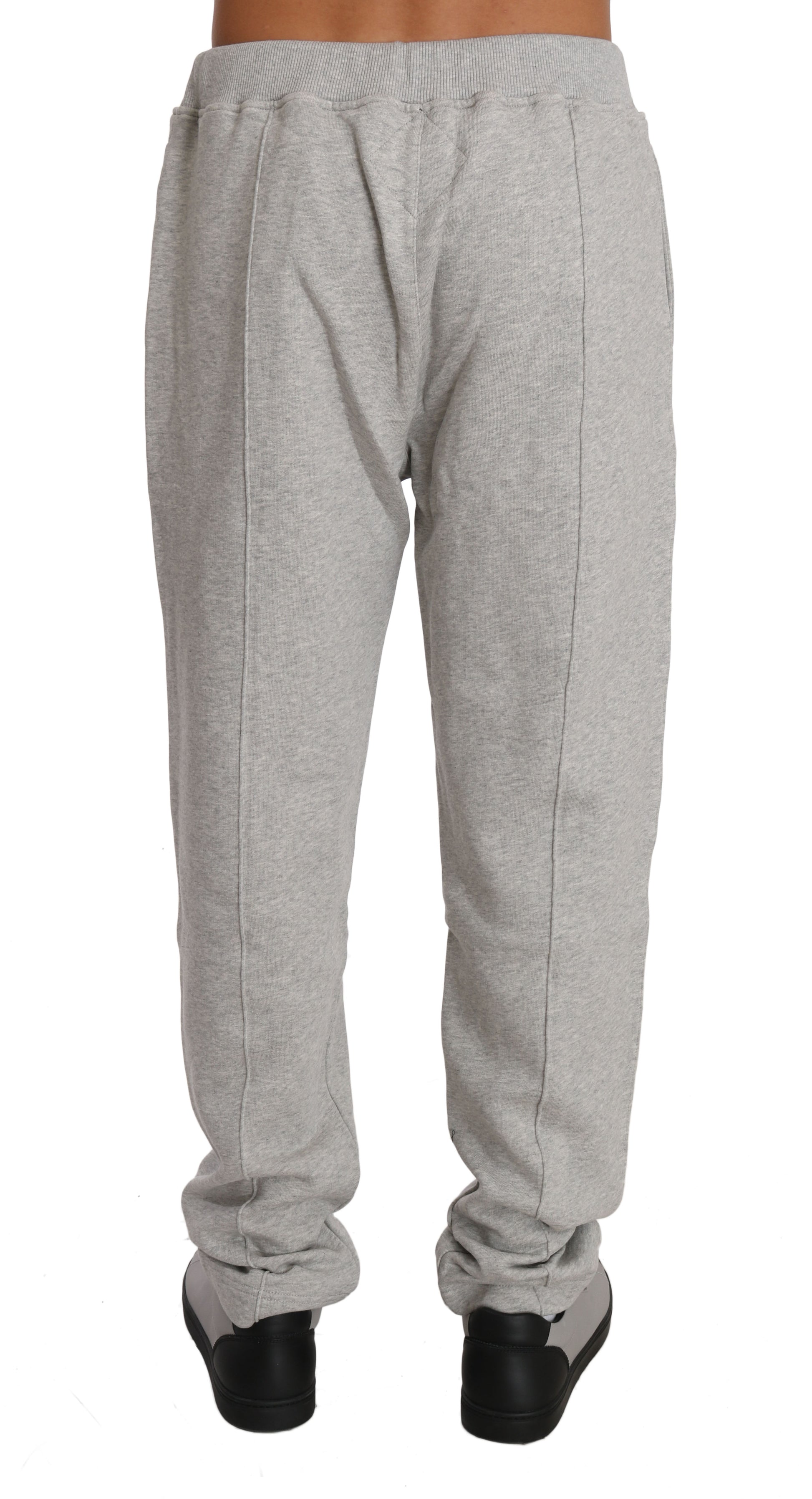 Elegant Gray Hooded Sweatsuit Ensemble - SEHABRANDS