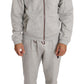 Elegant Gray Hooded Sweatsuit Ensemble - SEHABRANDS