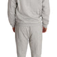 Elegant Gray Hooded Sweatsuit Ensemble - SEHABRANDS