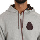 Elegant Gray Hooded Sweatsuit Ensemble - SEHABRANDS