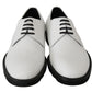 Dolce & Gabbana Elegant White Formal Leather Shoes