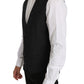 Dolce & Gabbana Elegant Slim Fit Gray Wool Vest