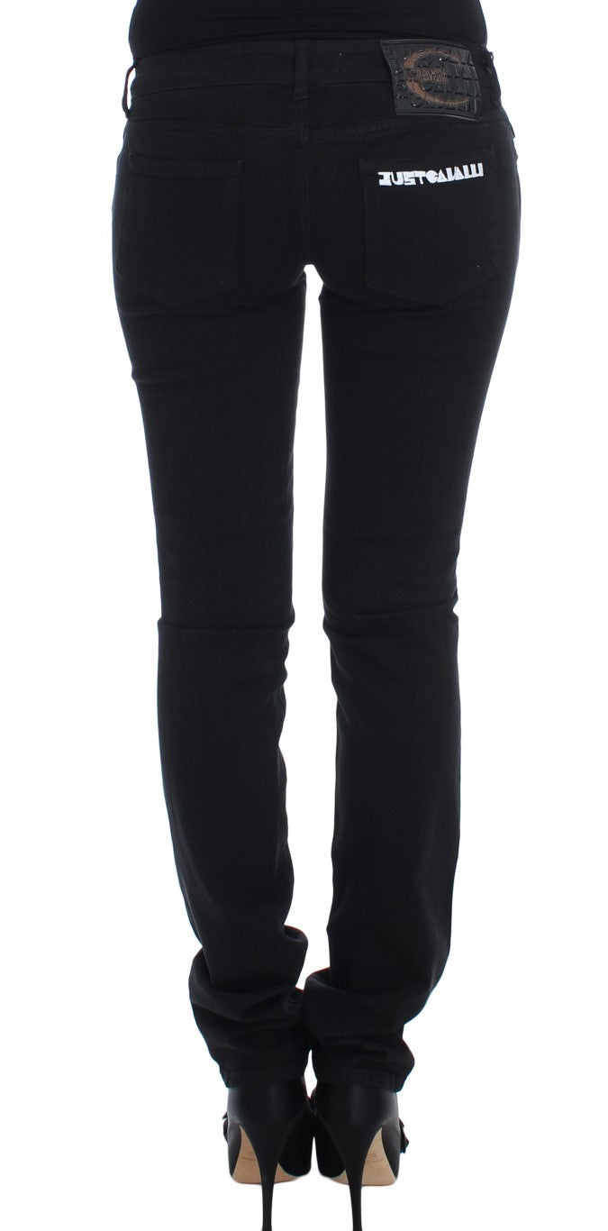 Chic Slim Skinny Black Jeans - SEHABRANDS