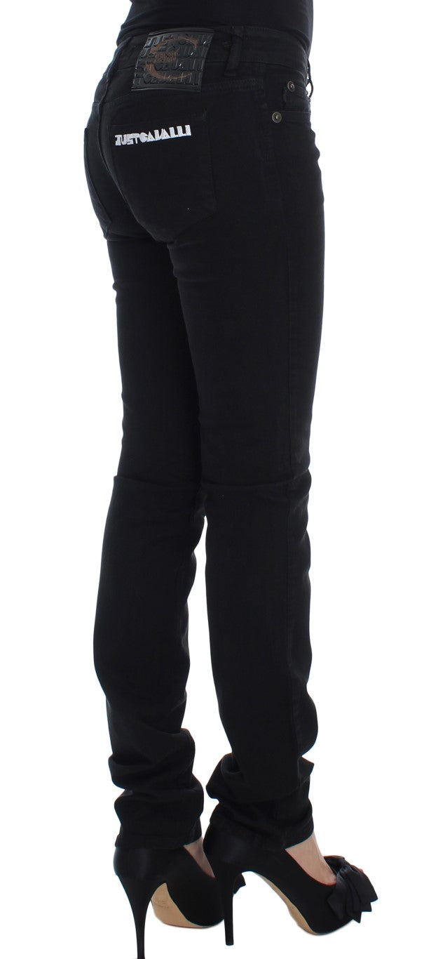 Chic Slim Skinny Black Jeans - SEHABRANDS