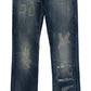 Elegant Flare Fit Blue Denim Jeans - SEHABRANDS