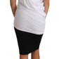 Elegant White Tie Back Tank Top Tee - SEHABRANDS