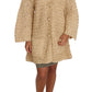 Dolce & Gabbana Chic Beige Crochet Knitted Raffia Cardigan