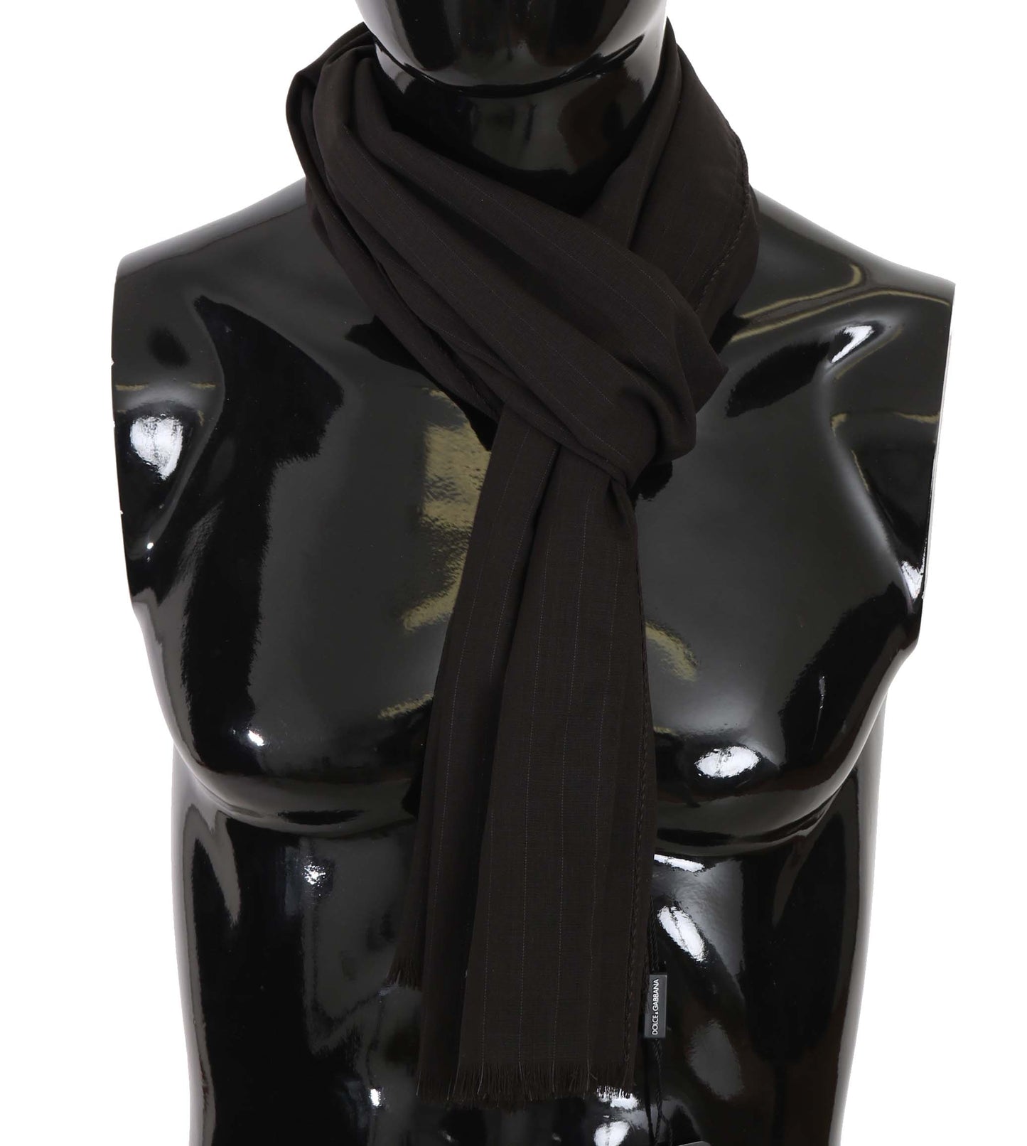 Dolce & Gabbana Elegant Striped Wool Men's Scarf