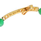 Elegant Green Jade Bead & Gold Plated Bracelet - SEHABRANDS