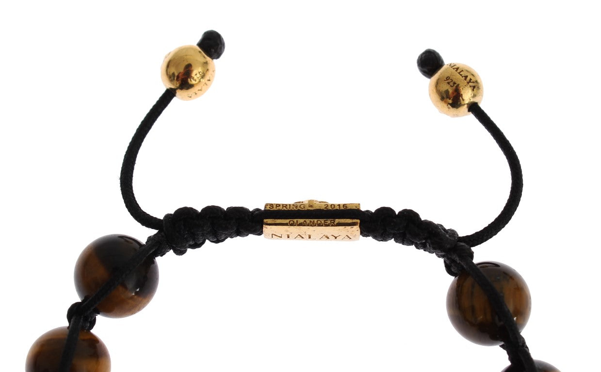 Chic Multicolor CZ & Tigers Eye Bracelet - SEHABRANDS