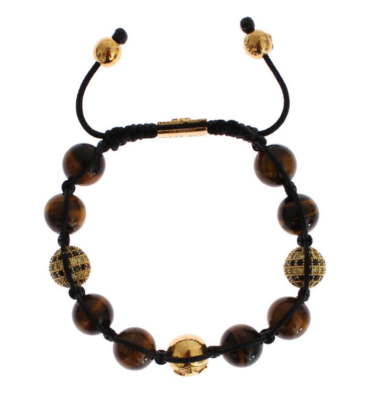 Chic Multicolor CZ & Tigers Eye Bracelet - SEHABRANDS