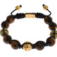 Chic Multicolor CZ & Tigers Eye Bracelet - SEHABRANDS