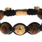 Chic Multicolor CZ & Tigers Eye Bracelet - SEHABRANDS