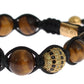 Chic Multicolor CZ & Tigers Eye Bracelet - SEHABRANDS