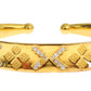 Elegant Gold Plated Silver CZ Bracelet - SEHABRANDS