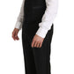 Dolce & Gabbana Sleek Black Slim Fit Formal Vest